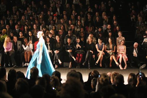 Vanessa Hudgens Naeem Khan Fall 2013 Fashion Show in New York, February 12, 2013 