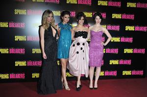 Vanessa Hudgens Spring Breakers premiere in Paris 2/18/13 