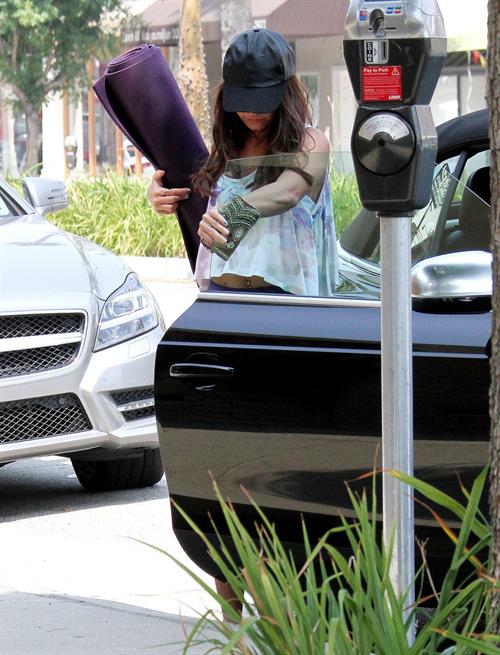 Vanessa Hudgens spotted after workout in Los Angeles on July 5, 2013