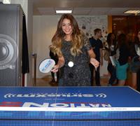 Vanessa Hudgens Visits SiriusXM Studios in New York - August 9, 2013 