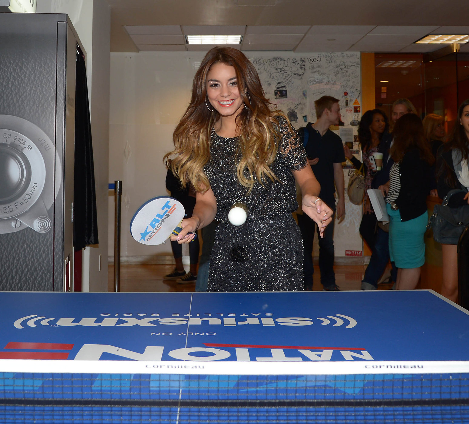 Vanessa Hudgens Visits SiriusXM Studios in New York - August 9, 2013 