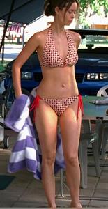 Summer Glau in a bikini
