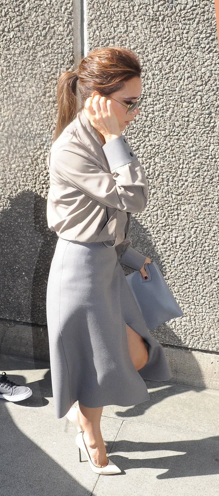 Victoria Beckham leaving London's Vogue Festival in London on April 28, 2013