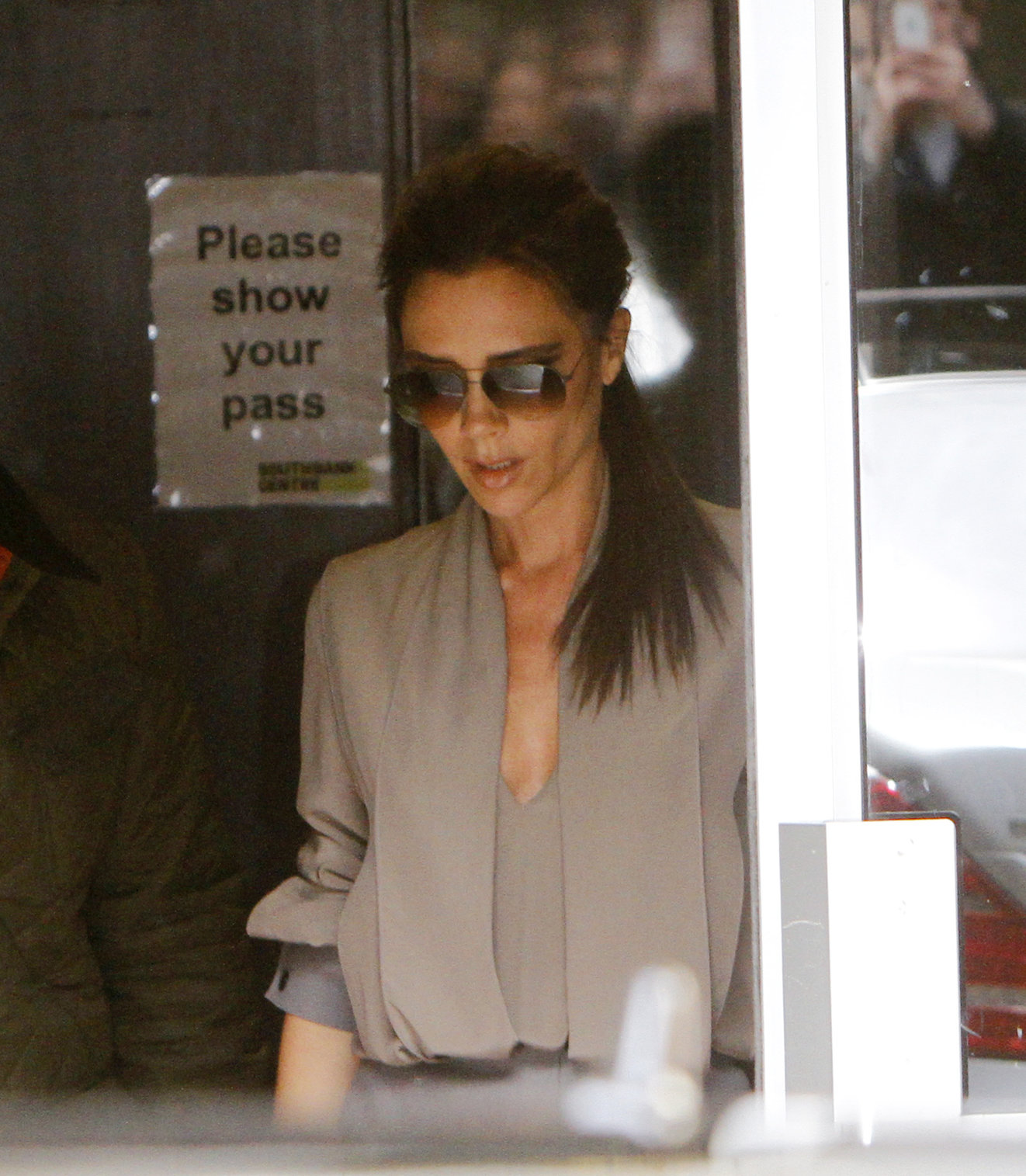 Victoria Beckham leaving London's Vogue Festival in London on April 28, 2013