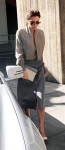 Victoria Beckham leaving London's Vogue Festival in London on April 28, 2013