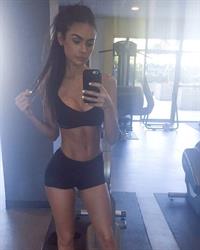 Sophia Miacova taking a selfie
