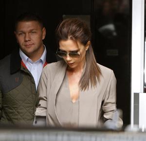 Victoria Beckham leaving London's Vogue Festival in London on April 28, 2013