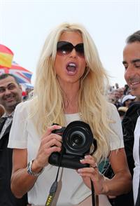 Victoria Silvstedt Lunches at the Monte-Carlo Country Club in Monaco (April 19, 2013) 