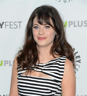 Zooey Deschanel New Girl Panel at 2013 PaleyFest in L.A. March 11, 2013 