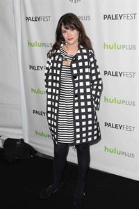 Zooey Deschanel New Girl Panel at 2013 PaleyFest in L.A. March 11, 2013 