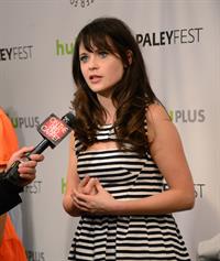 Zooey Deschanel New Girl Panel at 2013 PaleyFest in L.A. March 11, 2013 