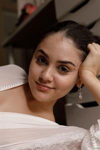 Elouia Guerra in White