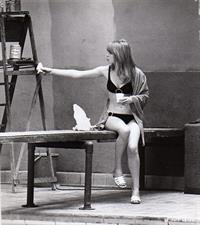 Jane Asher in a bikini