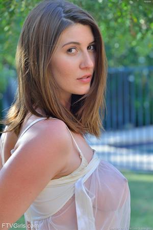 Amber Nude Pictures Seethrough White