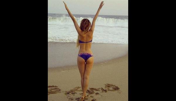 Eiza Gonzalez in a bikini - ass
