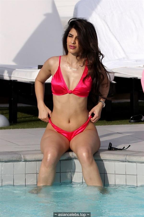 Jasmin Walia in a bikini