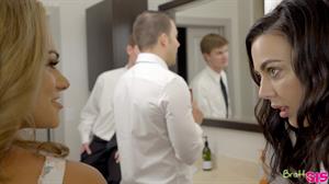 Ms Faris,Whitney Wright Nude Pictures Slutty coeds Ms Faris and Whitney Wright tease and flirt their way to a Mormon threeway that fucks the evil out of them