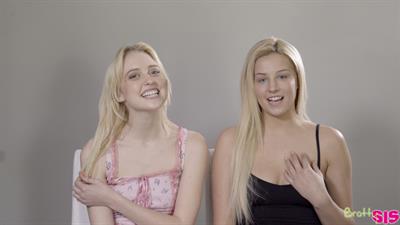 Horny blondes Chloe Cherry and Sophia Lux team up to seduce their stepdad for a hardcore fun fathers day fuck fest