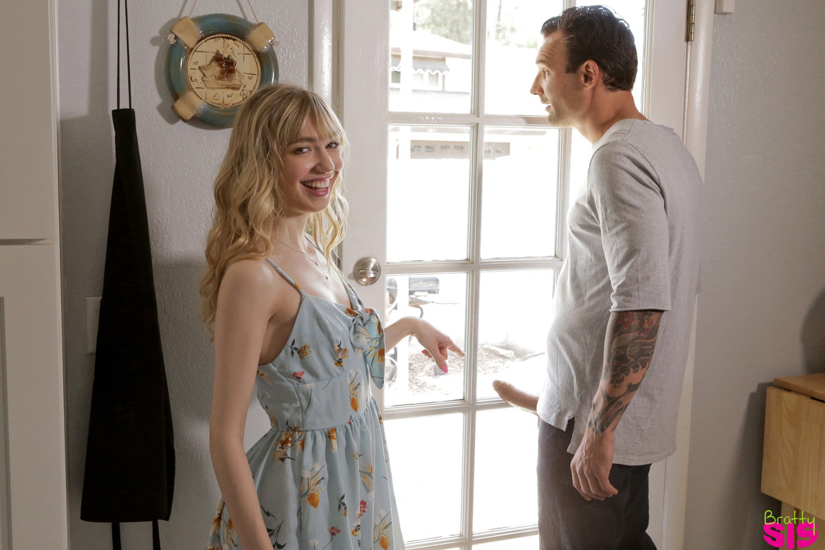 Mackenzie Moss and her stepbrother keep upping the stakes of their card game until Mackenzie gets her pussy pounded