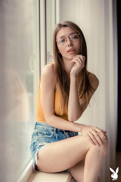 Cute Mila Azul by the Window