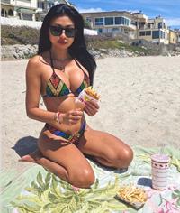 Ivy Teves in a bikini