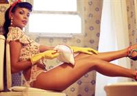 Michelle Martins in lingerie