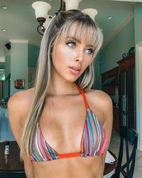 Emily Zeck in a bikini