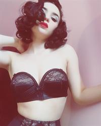 Clea De Velours in lingerie