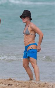 Pink in a bikini