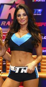 Kayla Fitzgerald as a Top Rank Ring Girl
