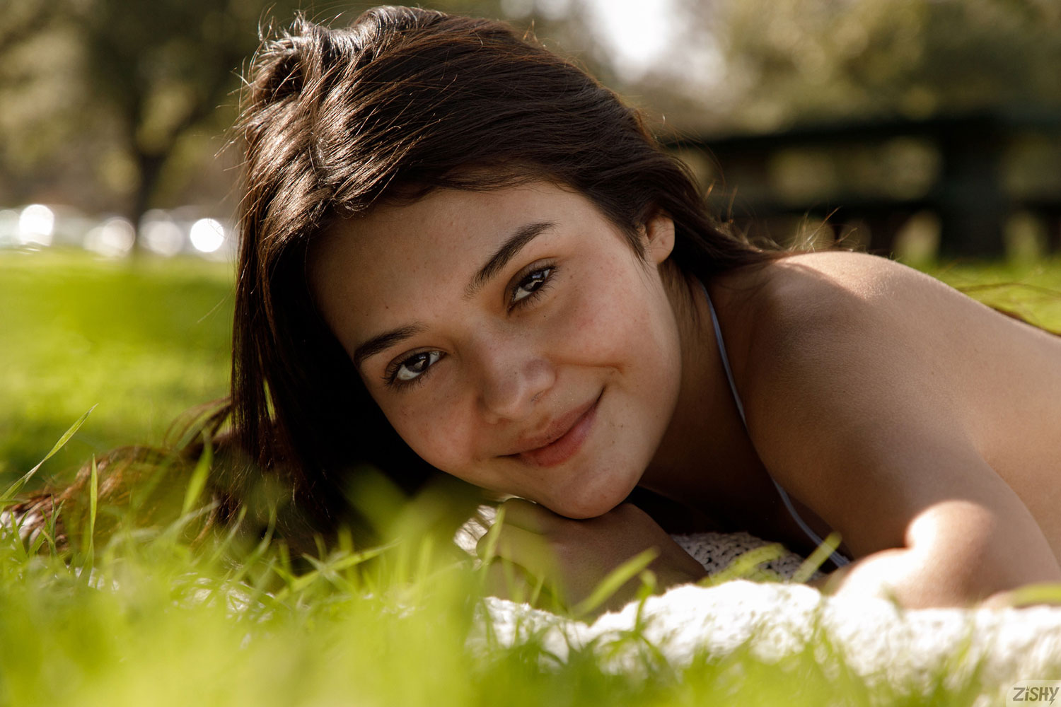Soledad Lomas Bikini Girl in the Park