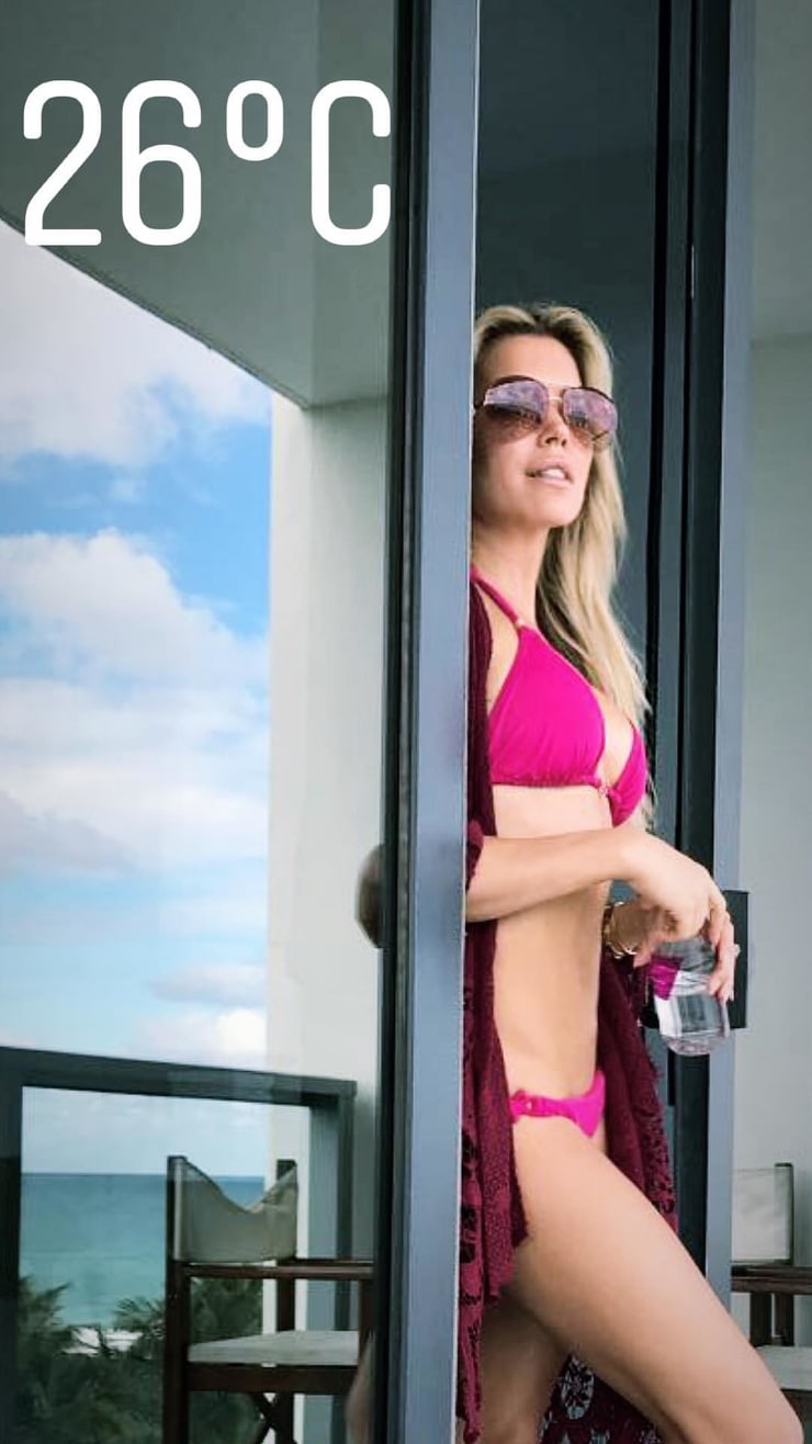 Sylvie van der Vaart in a bikini