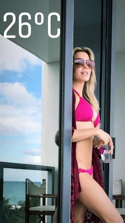 Sylvie van der Vaart in a bikini