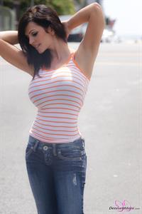Denise Milani Photoset - Stripes