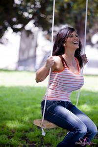 Denise Milani Photoset - Stripes