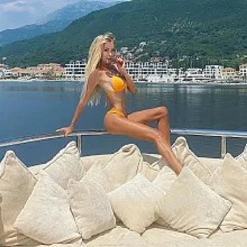 Julia Dybowska in a bikini