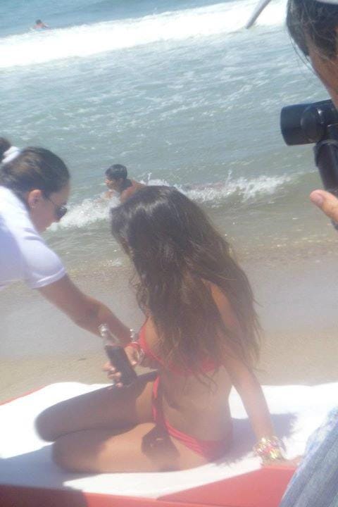 Zaira Nara in a bikini