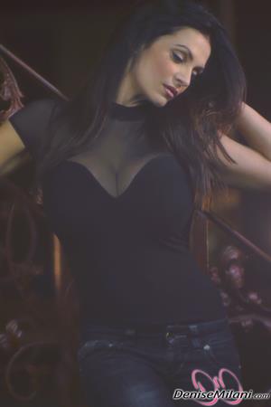 Denise Milani Photoset - WinterEvening