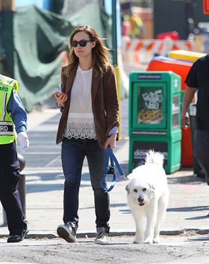 Olivia Wilde walking her dog in New York City - April 24, 2013 