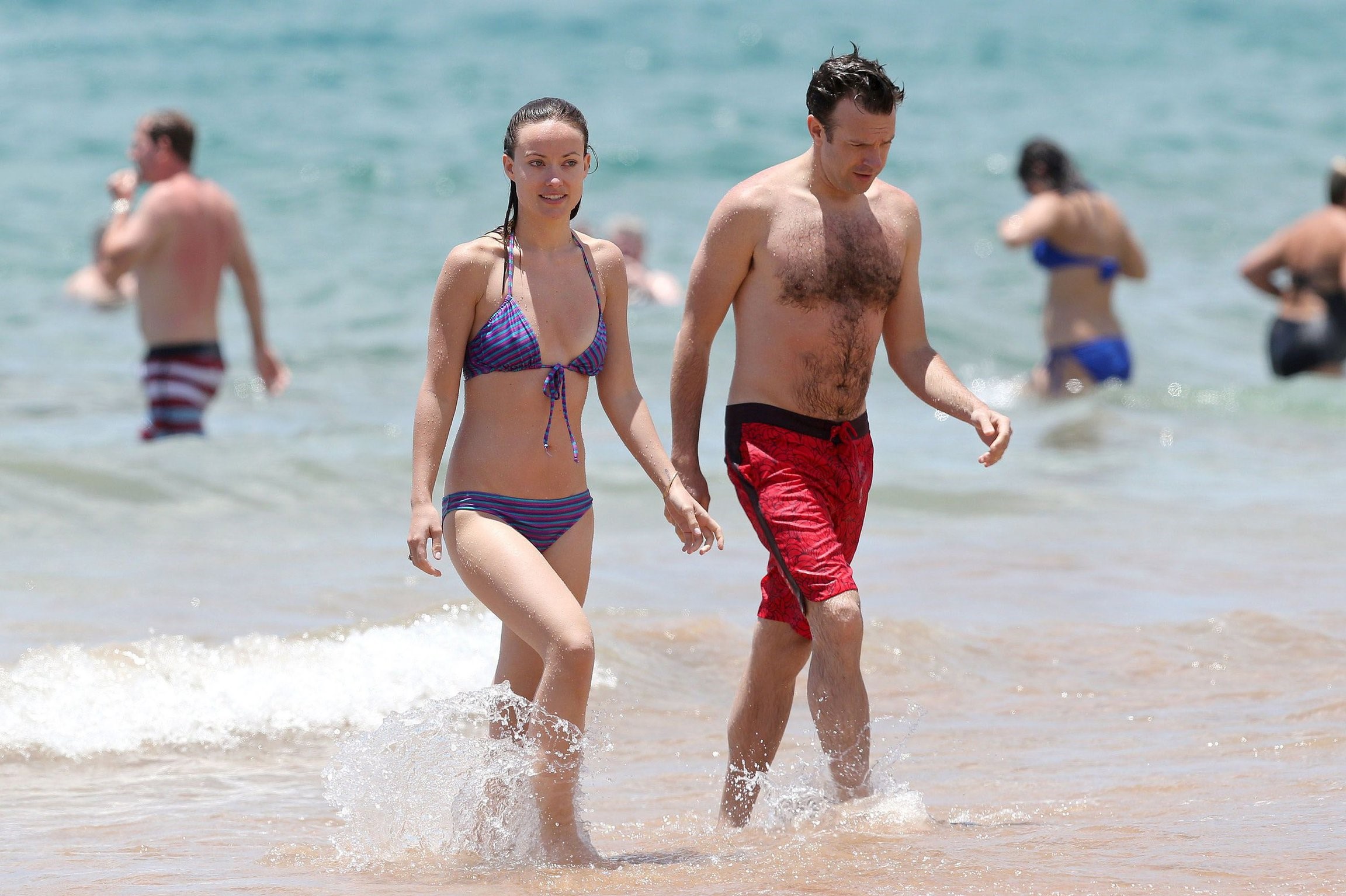 Olivia Wilde on the beach and in the water in Hawaii - May 26, 2013 