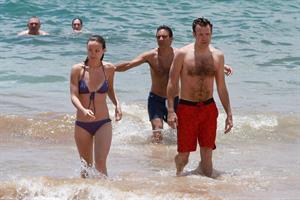 Olivia Wilde on the beach and in the water in Hawaii - May 26, 2013 