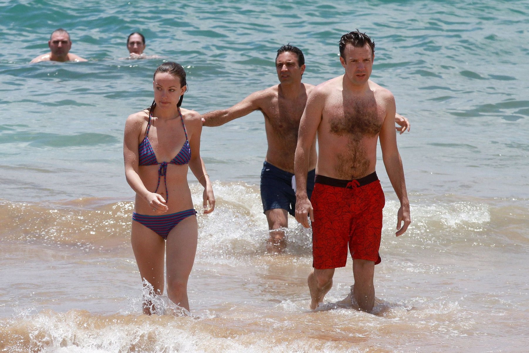 Olivia Wilde on the beach and in the water in Hawaii - May 26, 2013 