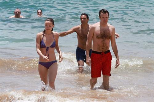 Olivia Wilde on the beach and in the water in Hawaii - May 26, 2013 