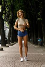 Sylvia Belotti in the Park