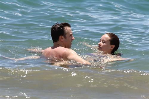Olivia Wilde on the beach and in the water in Hawaii - May 26, 2013 