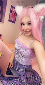 Belle Delphine taking a selfie