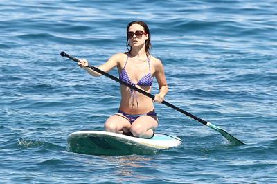 Olivia Wilde on the beach and in the water in Hawaii - May 26, 2013 