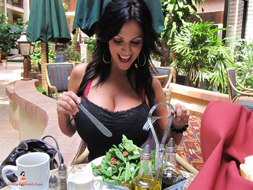 Denise Milani Snapshots - Lunch