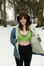 Daisy Wensday Strips in the Snow