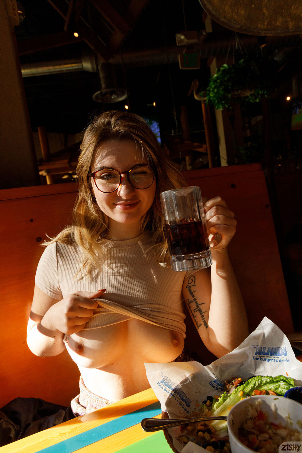 Olivia Yukon Shows Big Butt